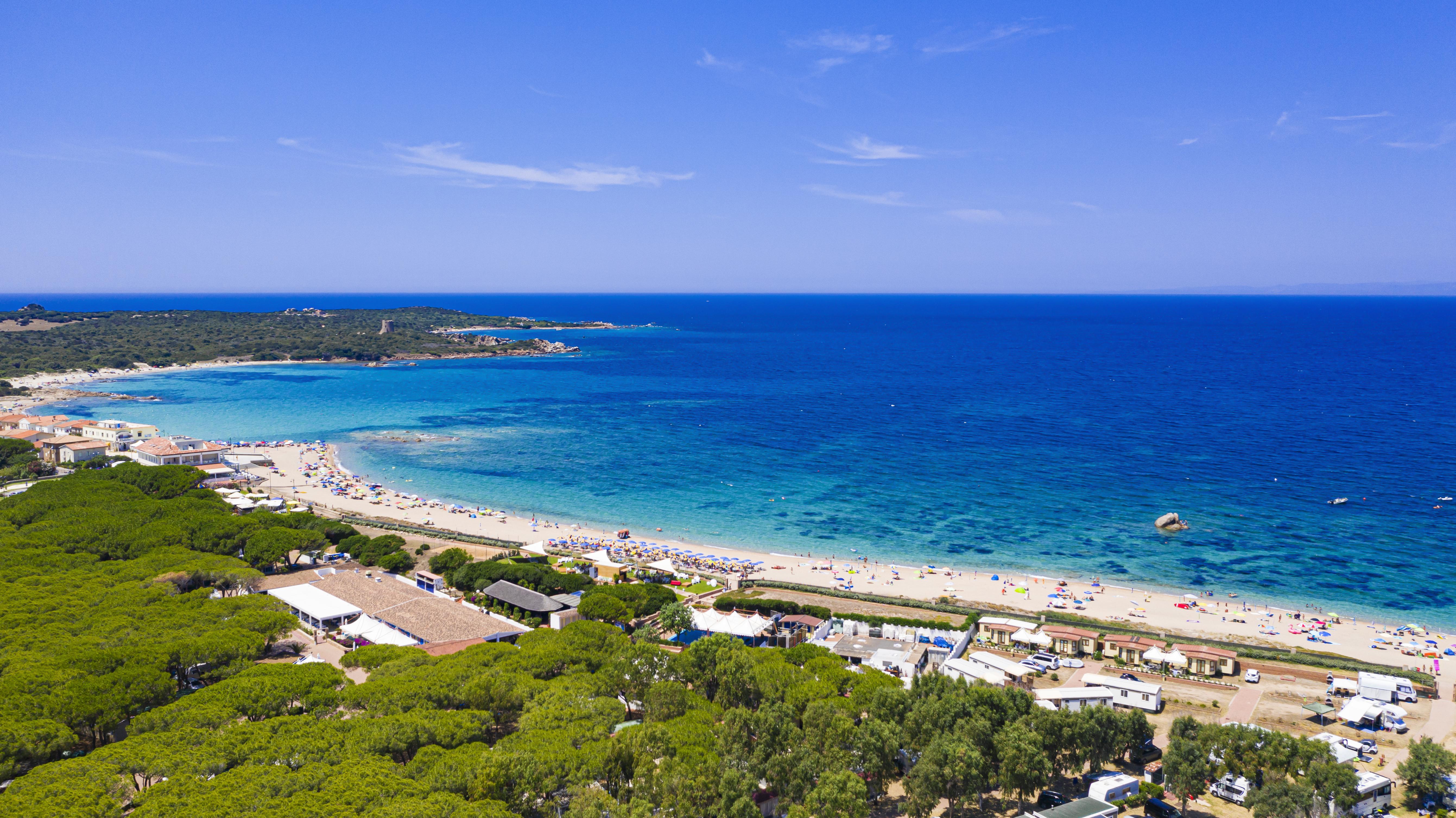 Camping Village Baia Blu La Tortuga Aglientu Eksteriør billede